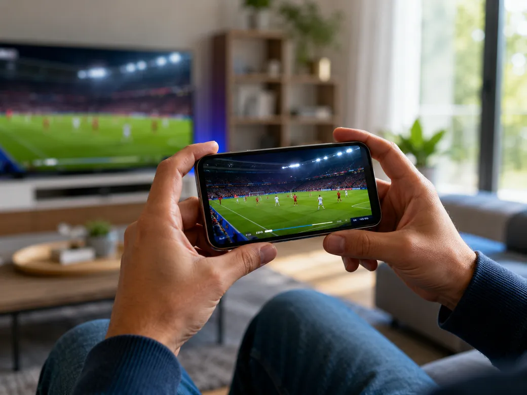 IPTV prueba gratis en un móvil viendo deporte en directo