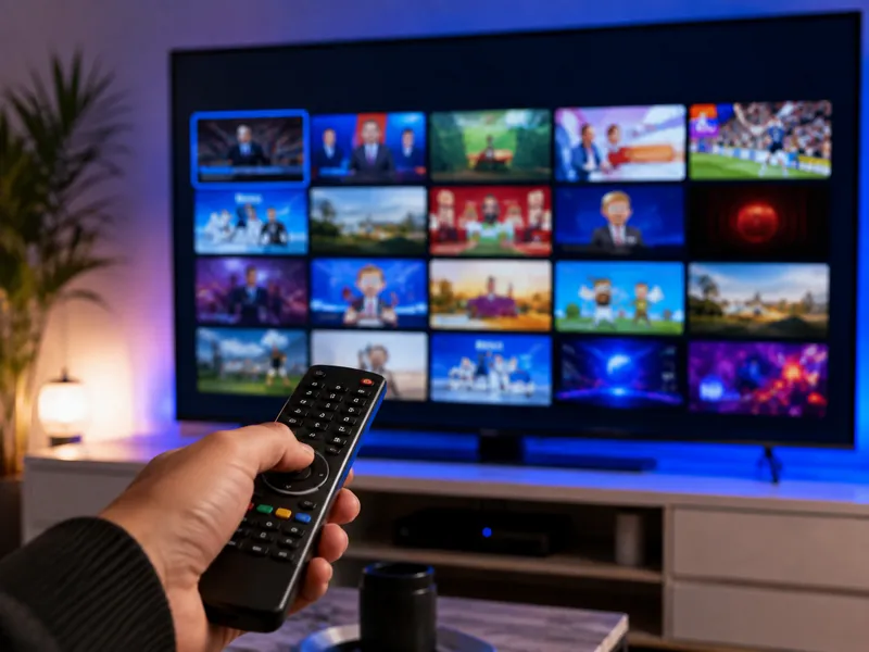 Lista IPTV España en Smart TV con parrilla de canales